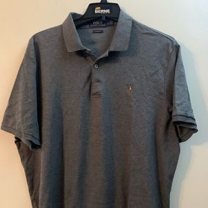 POLO Ralph Lauren Large grey Shirt SS Gray Nice